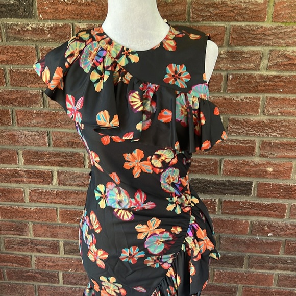 Ulla Johnson Candance Floral Ruffle Minidress Size 0 NWT - Picture 6 of 9
